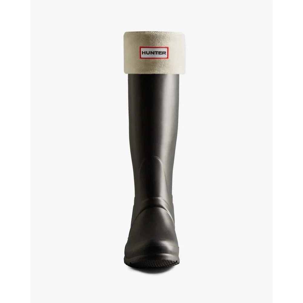 Hunter Original Tall Boot Socks Cream Fleece Liners Large Size 9-11